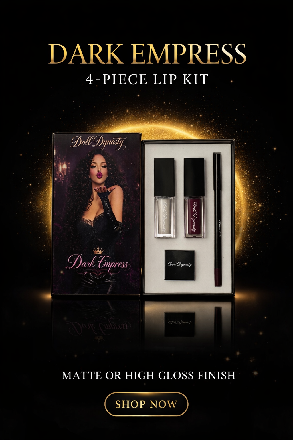 New four piece lip kit, Dark  Empress