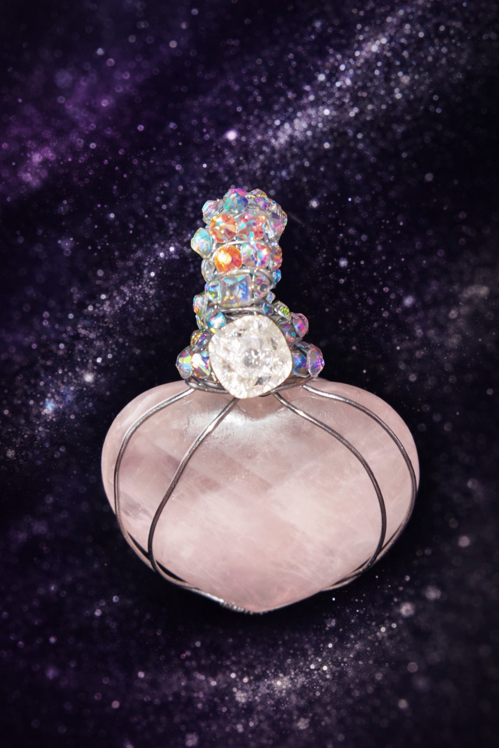 Rose Quartz Heart Pendant