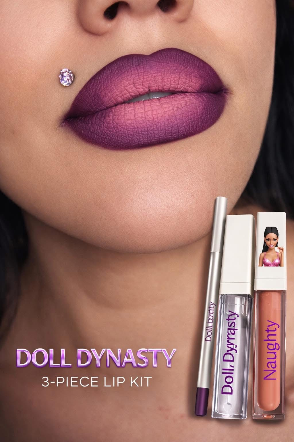 Doll Dynasty (3)Piece Lip Kits