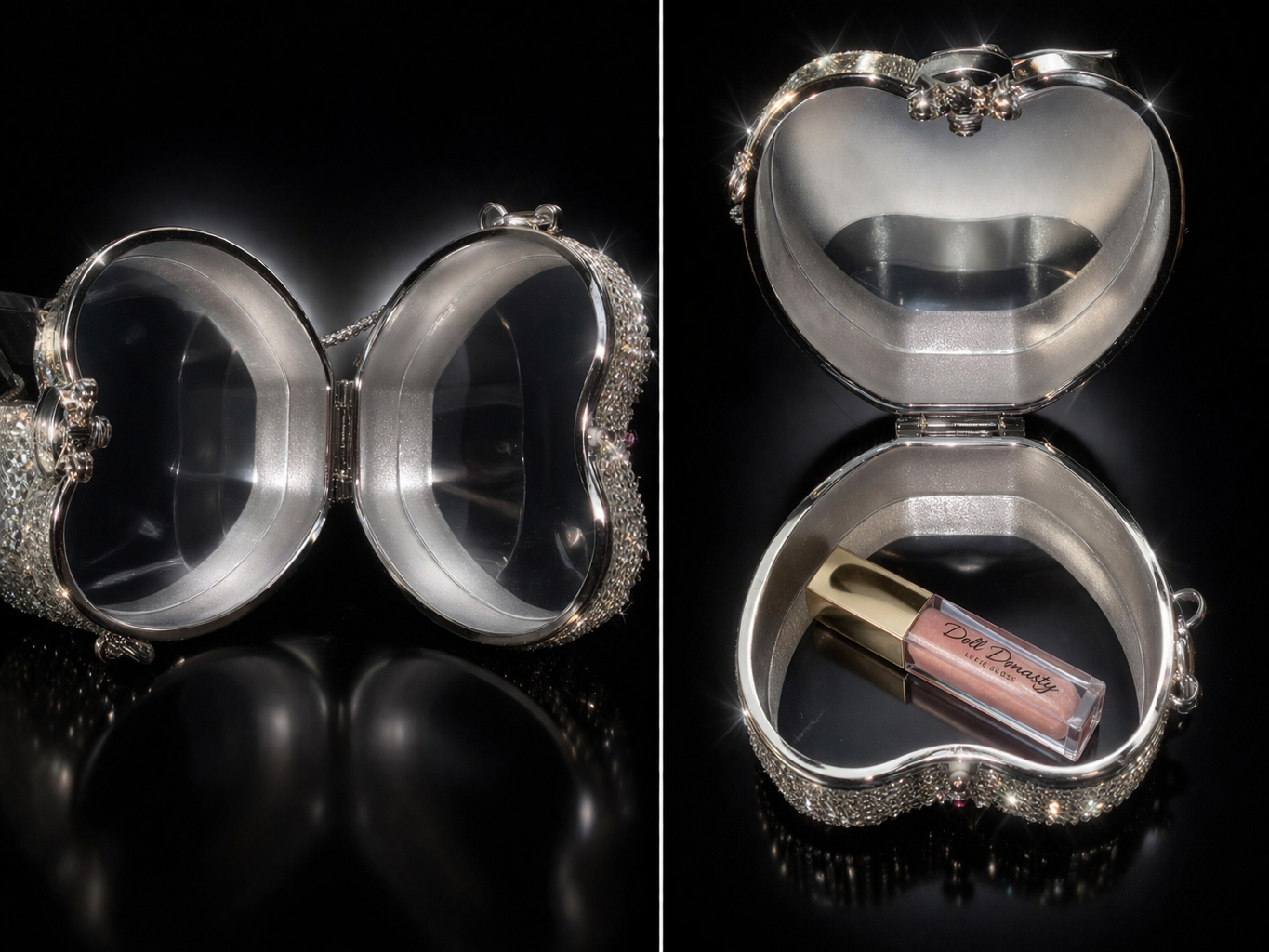 Glass purse royal jewel Empress