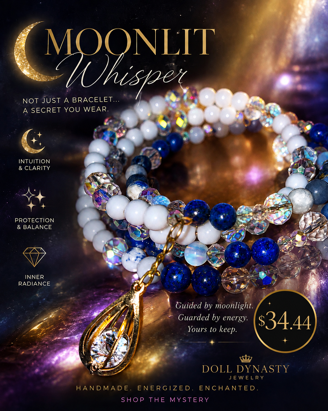 Moonlite whisper bracelet