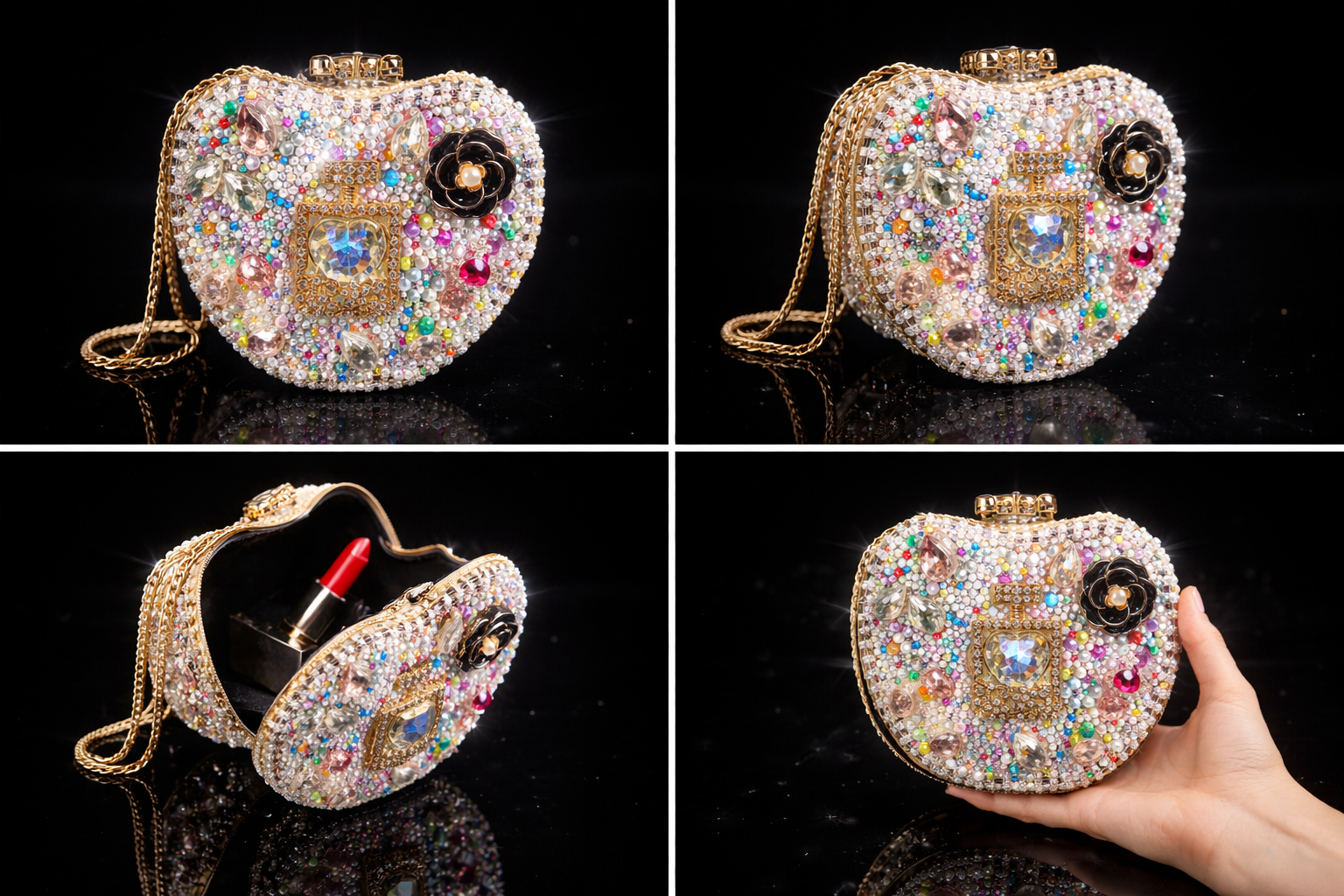 Glass purse royal jewel Empress