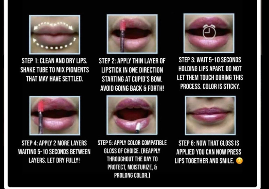 Paris 24 hour Transfer proof lip color