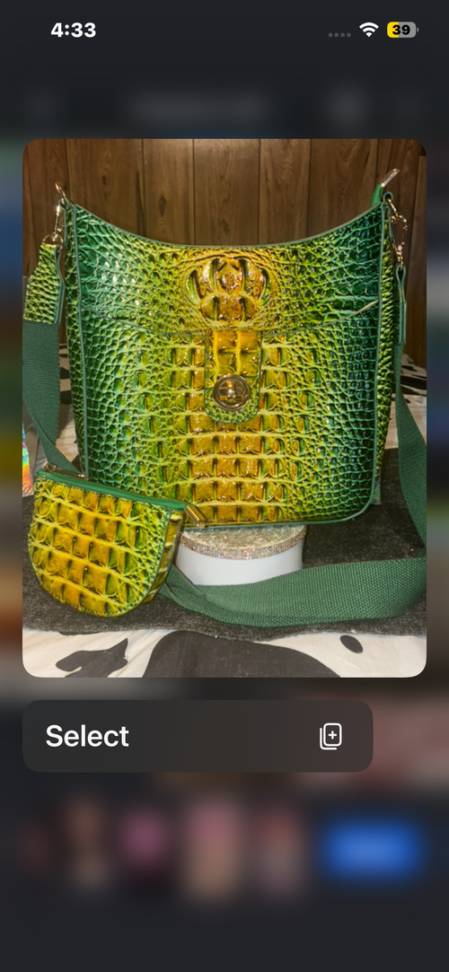 Crocodile collection bags