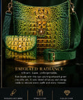 Crocodile collection bags