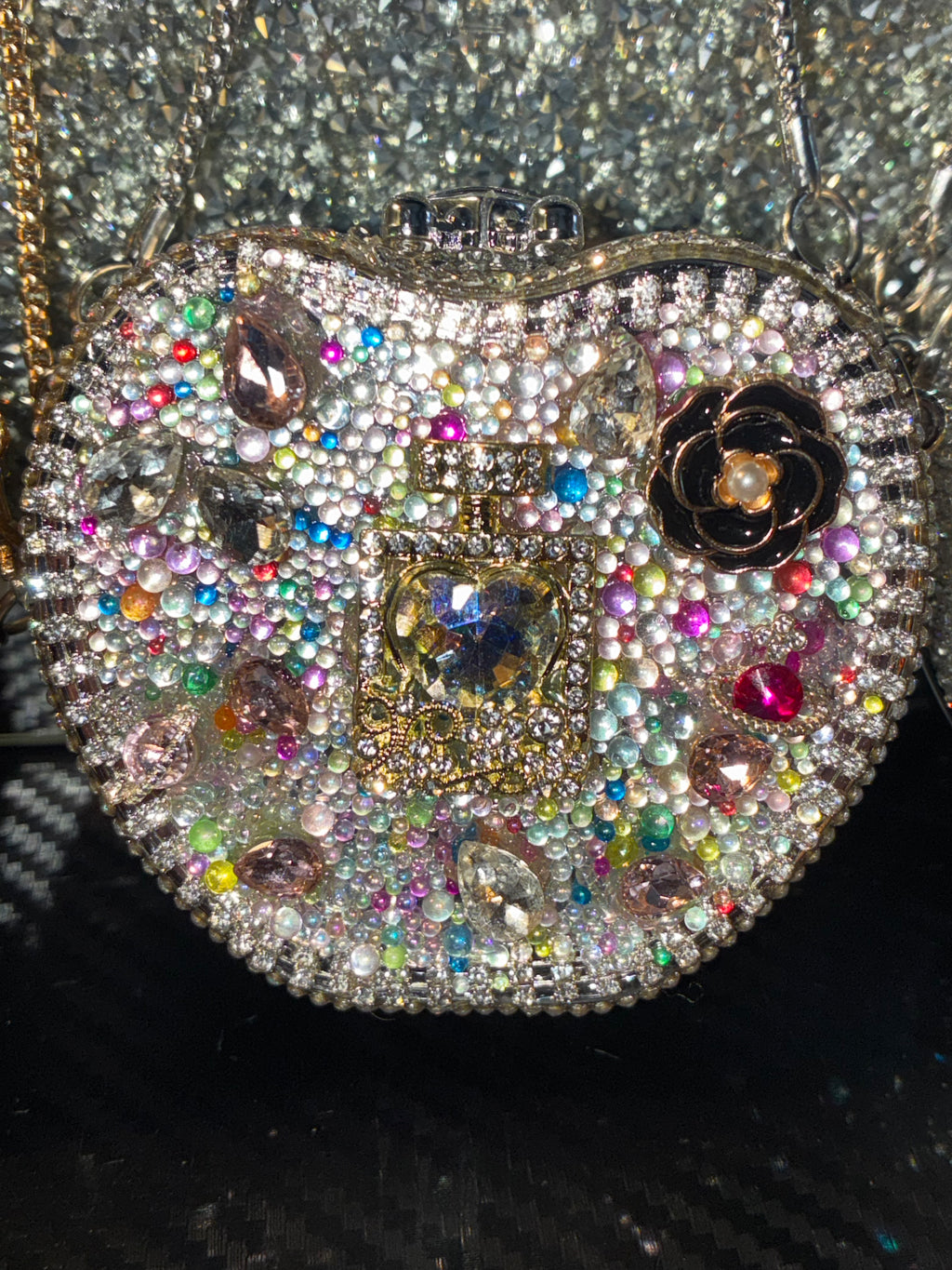 Diamond Doll Glass Lipstick Purse