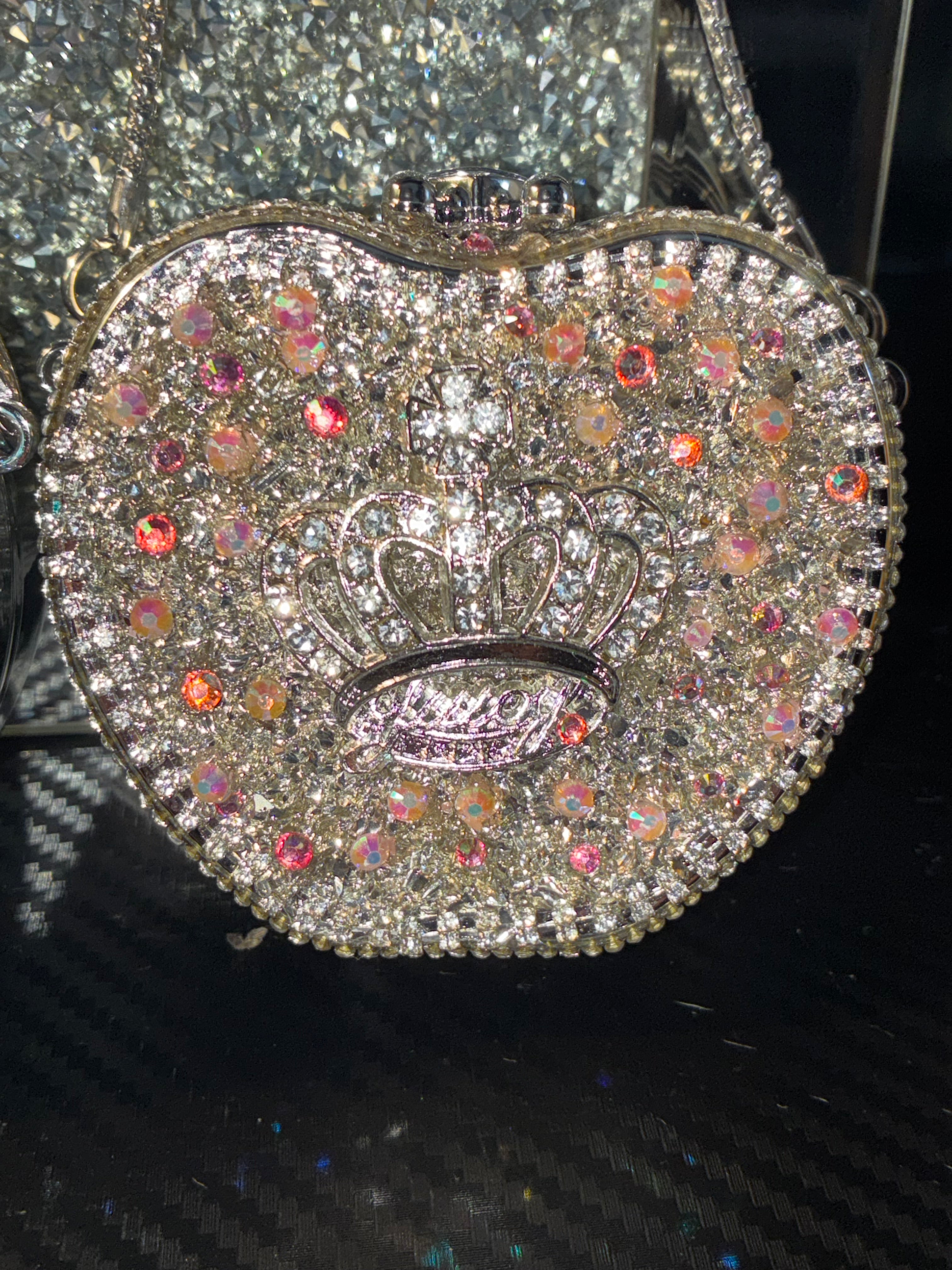 Diamond Doll Glass Lipstick Purse