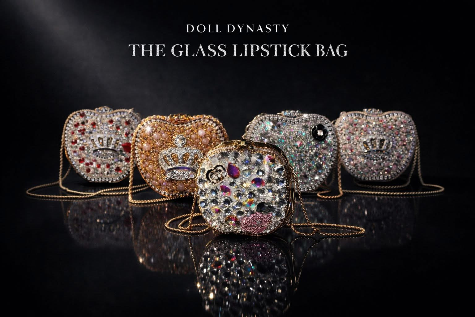 Glass purse royal jewel Empress