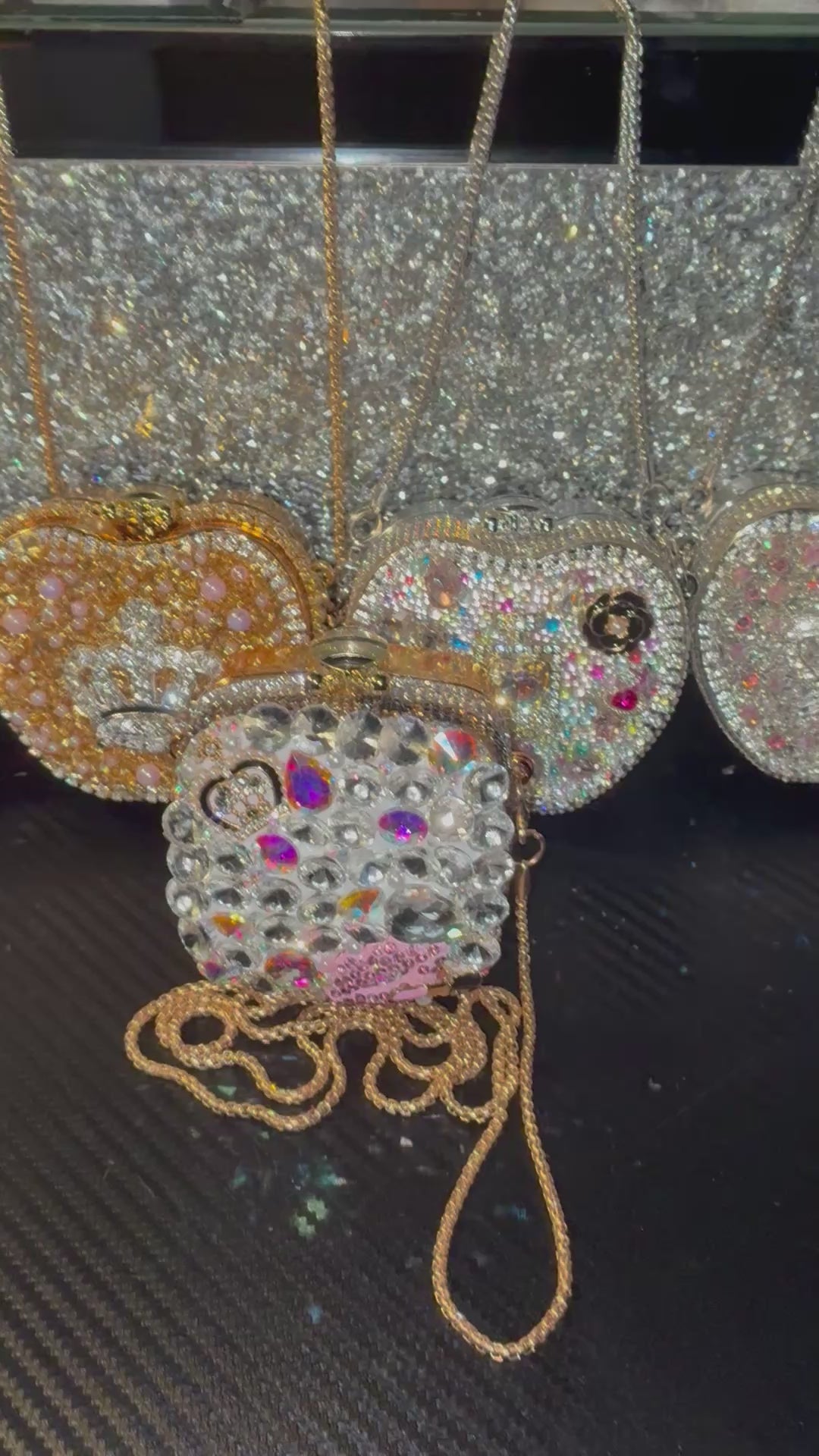 Dynasty Glass  Lipstick Purse